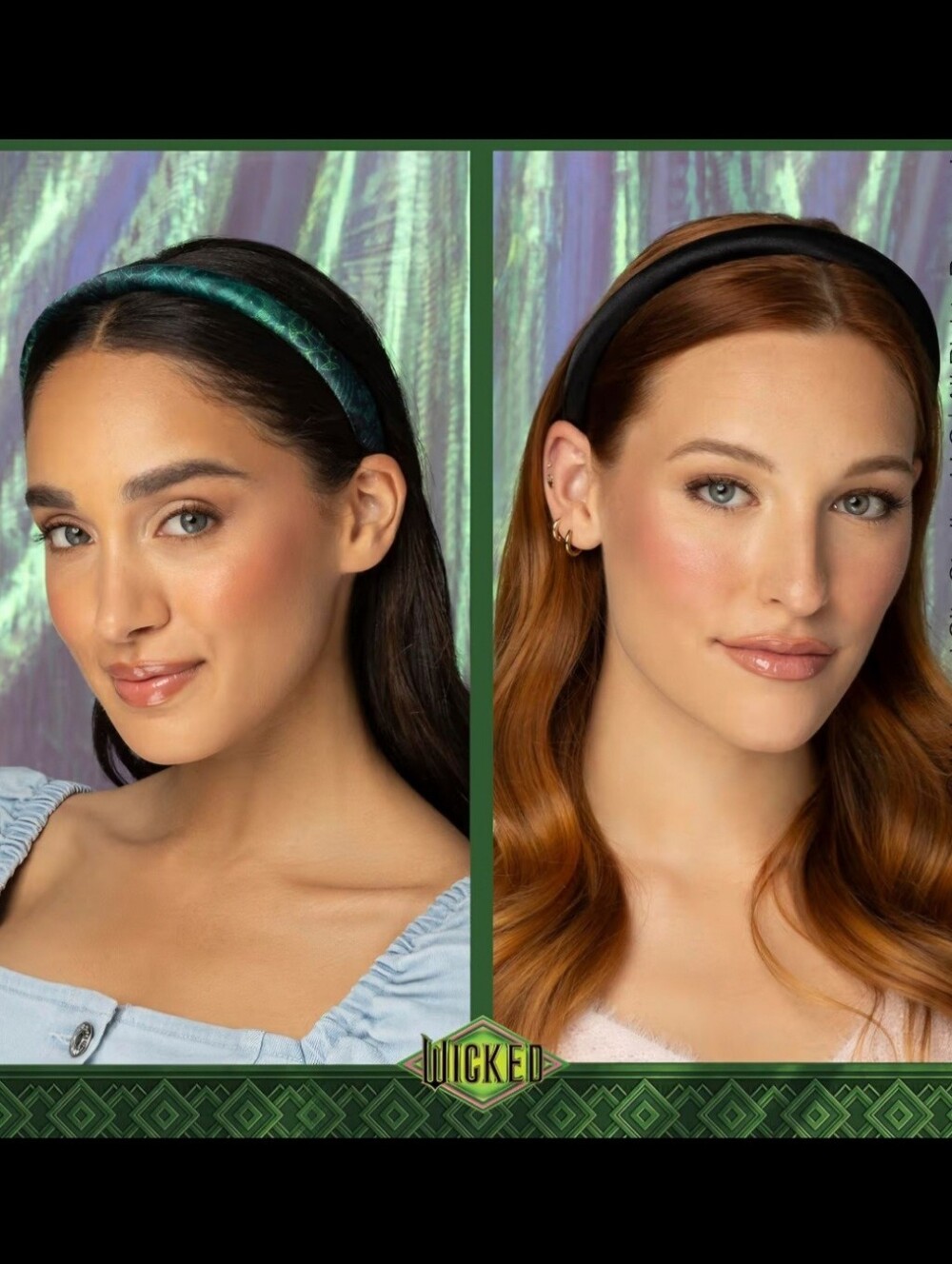 WICKED Elphaba 2 Headband Set New Not Full Set By SCUNCI